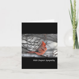 最も深い悔やみや弔慰で カード