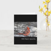 最も深い悔やみや弔慰で カード (黄色い花)