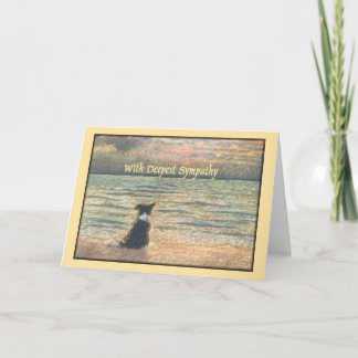 最も深い悔やみや弔慰で カード