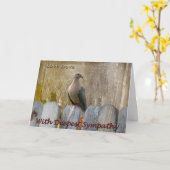 最も深い悔やみや弔慰で カード (黄色い花)