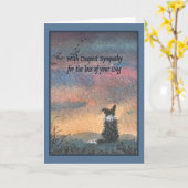 最も深い悔やみや弔慰で カード (黄色い花)