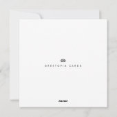 最も深い悔やみや弔慰で シーズンカード (裏面)