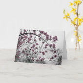 最も深い悔やみや弔慰の挨拶状を使って カード (黄色い花)