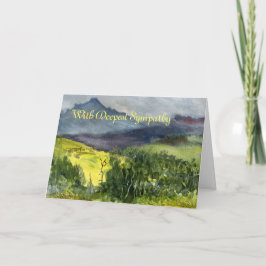 最も深い悔やみや弔慰またはすべての行事のテンプレートを使って カード