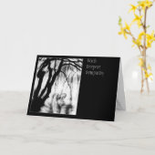 最も深い悔やみや弔慰カードを使って カード (黄色い花)