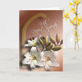 最も深い悔やみや弔慰カードを使って カード (黄色い花)