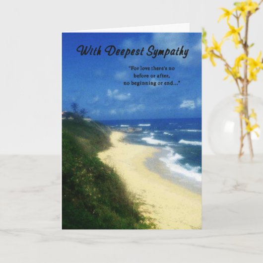 最も深い悔やみや弔慰カード悔やみや弔慰と カード (黄色い花)