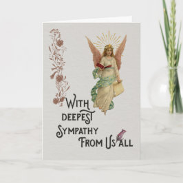 最も深い悔やみや弔慰カード カード