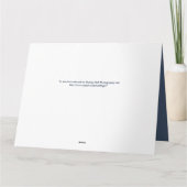 最も深い悔やみや弔慰ガーデンスノーエンジェルと鳩 カード (裏面)