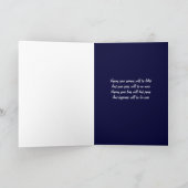 最も深い悔やみや弔慰グリーティングカード カード (内部)