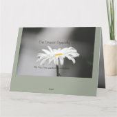 最も深い悔やみや弔慰ノートカード カード (裏面)