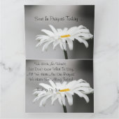 最も深い悔やみや弔慰ノートカード カード (内部)