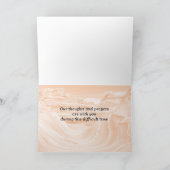 最も深い悔やみや弔慰フォトグラファーの楽園で カード (内部)