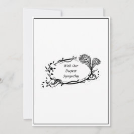 最も深い悔やみや弔慰ブラックフローラスシンプルクロール白