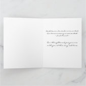 最も深い悔やみや弔慰ホワイトオーキズカード カード (内部)