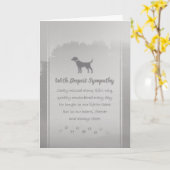 最も深い悔やみや弔慰悲し恋しく思く – 説明を参照 カード (黄色い花)