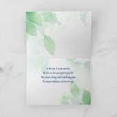 最も深い悔やみや弔慰損失ブルーバード カード (内部)