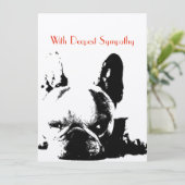 最も深い悔やみや弔慰 (スタンド正面)