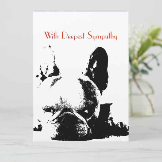 最も深い悔やみや弔慰 (スタンド正面)