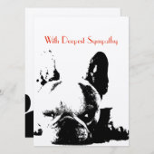 最も深い悔やみや弔慰 (正面/裏面)