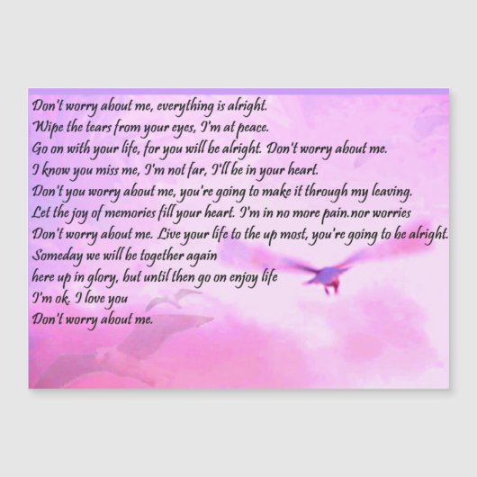 最も深い悔やみや弔慰 (正面)