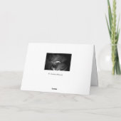 最も深い悔やみや弔慰-アマリリス カード (裏面)