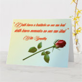 最も深い悔やみや弔慰 カード (黄色い花)