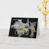 最も深い悔やみや弔慰 カード (黄色い花)