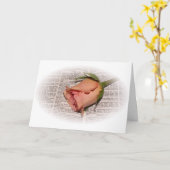 最も深い悔やみや弔慰 カード (黄色い花)