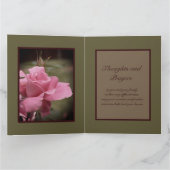 最も深い悔やみや弔慰 カード (内部)