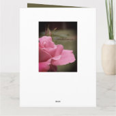 最も深い悔やみや弔慰 カード (裏面)