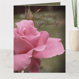 最も深い悔やみや弔慰 カード