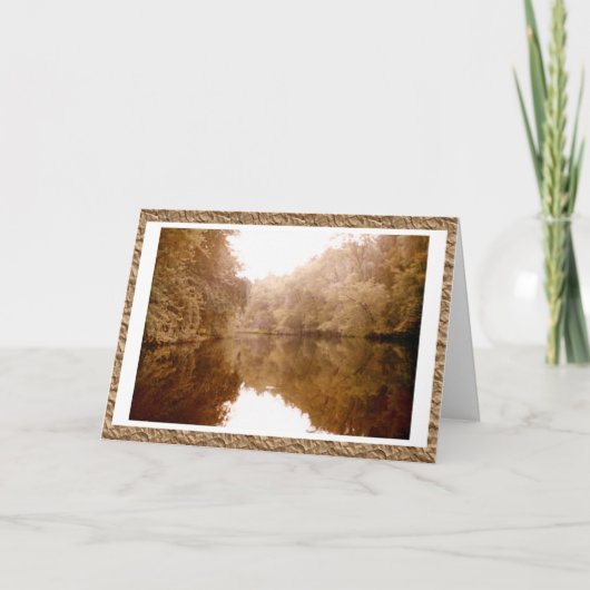 最も深い悔やみや弔慰 カード (正面)