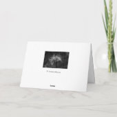 最も深い悔やみや弔慰 – ピンク色の花 カード (裏面)