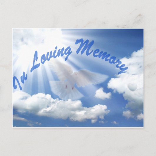 最も深い悔やみや弔慰_ ポストカード (正面)