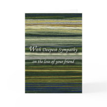 最も深い悔やみや弔慰、友人の損失、スレッド