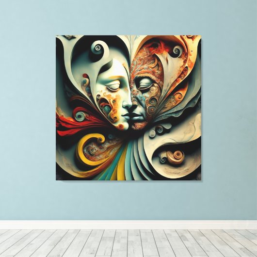 最も深い愛 キャンバスプリント (インサイチュ (ウッドフロア))