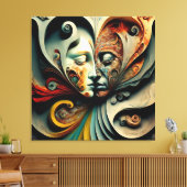 最も深い愛 キャンバスプリント (インサイチュ (リビング))