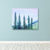 最も深い谷 キャンバスプリント (インサイチュ (ウッドフロア))