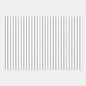 最も深い黒い水玉模様と無地の ラッピングペーパーシート (正面2)