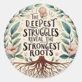 最も深刻な問題のステッカー ラウンドシール