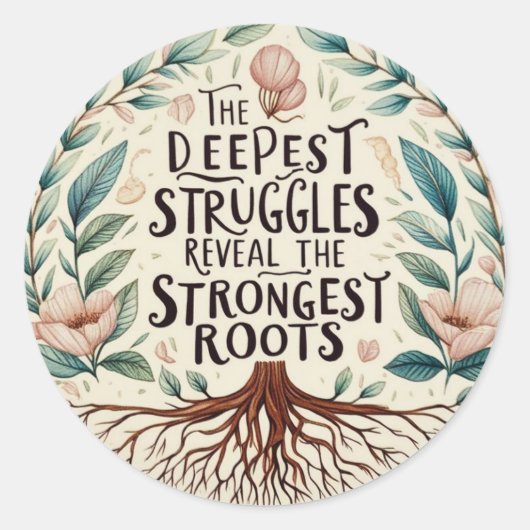 最も深刻な問題のステッカー ラウンドシール (正面)