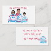 最も温かい願いを込めたカスタマイズ可能な写真カード エンクロージャーカード (正面/裏面)