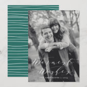 最も温かい願い | ホリデー フォト カード (正面/裏面)