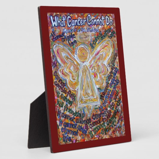 最も熱い癌の天使絵画の詩のプラーク フォトプラーク (側面)