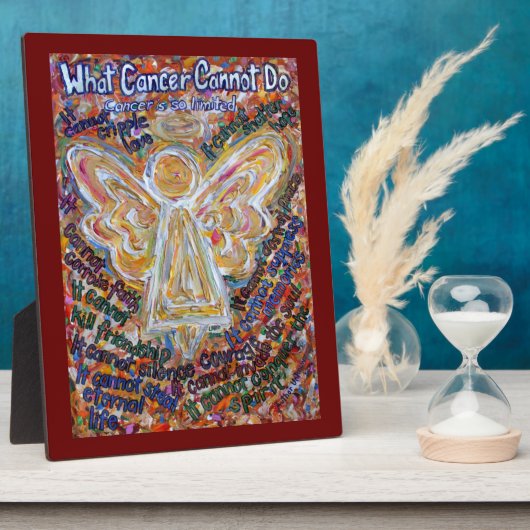 最も熱い癌の天使絵画の詩のプラーク フォトプラーク (側面)