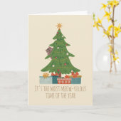 最も猫に優しい年の時間のカードです カード (黄色い花)