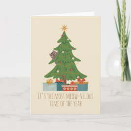 最も猫らしい素敵な時期のカードです カード