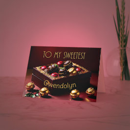 最も甘いクリスマスカード サンキューカード