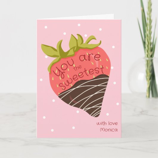 最も甘い教室のバレンタインデー シーズンカード (正面)